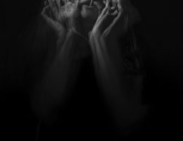 a woman screaming