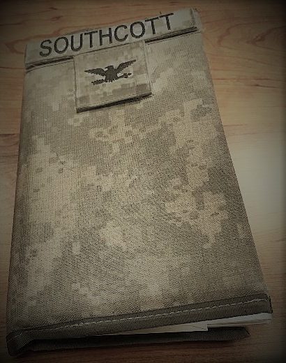 This is an image of Dean Southcott's notebook