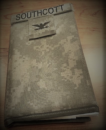 This is an image of Dean Southcott's notebook