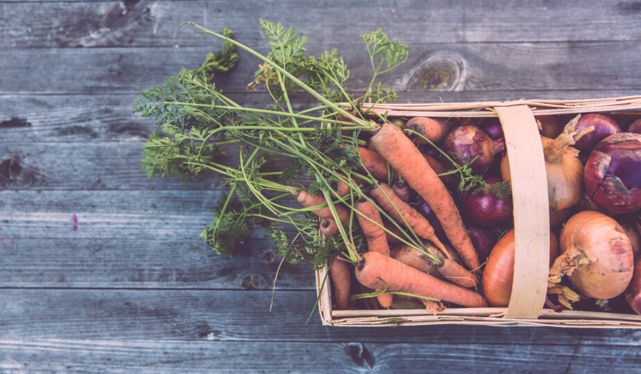 This is an image of carrots and tomatoes